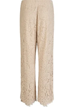 Damen Lecomte Hose mit floraler Spitze