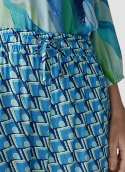 Damen Lecomte Hose mit grafischem Muster