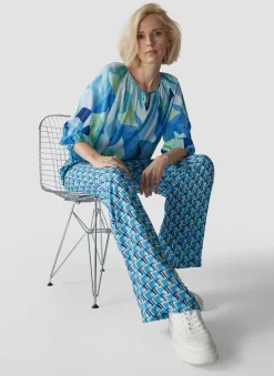 Damen Lecomte Hose mit grafischem Muster