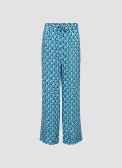 Damen Lecomte Hose mit grafischem Muster