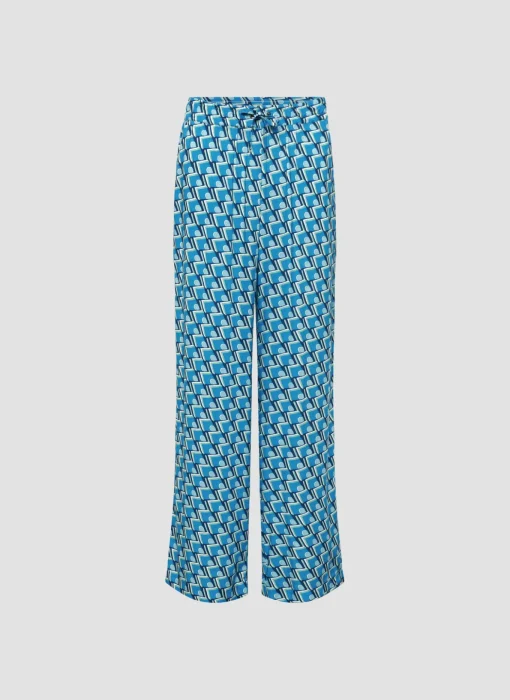 Damen Lecomte Hose mit grafischem Muster