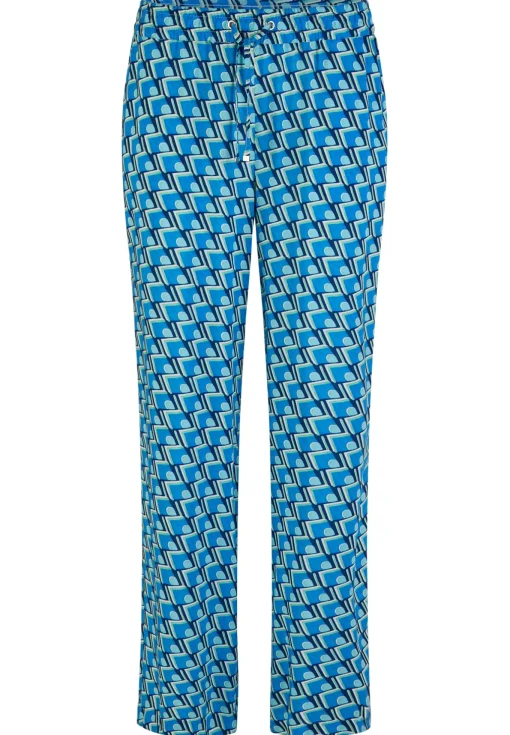 Damen Lecomte Hose mit grafischem Muster