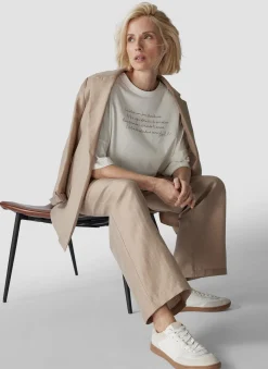 Damen Lecomte Hose mit Leinen