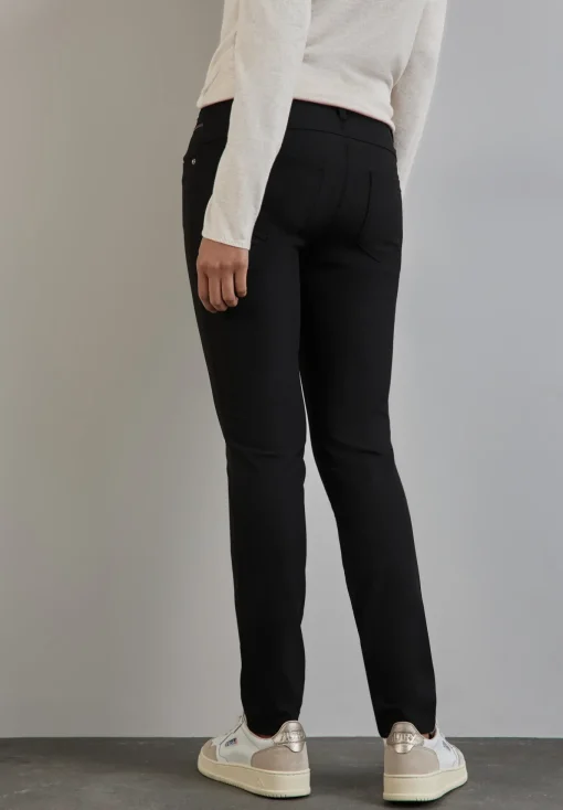 Damen Street One Hose mit Zipper Details