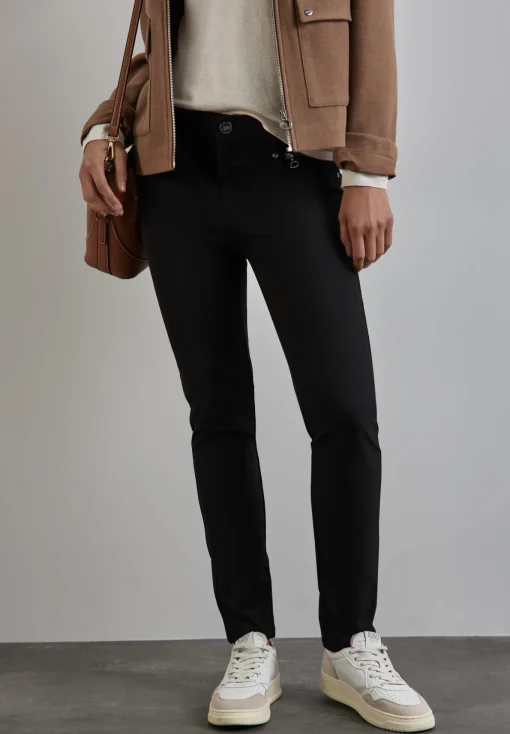Damen Street One Hose mit Zipper Details