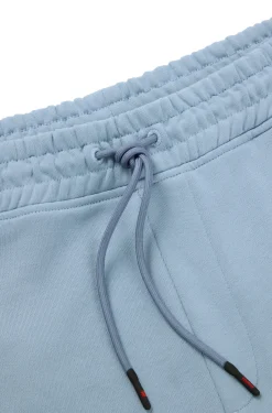 Herren Hugo Red HUGO x RB Shorts aus Baumwoll-Terry mit Carbon-Stealth-Logo