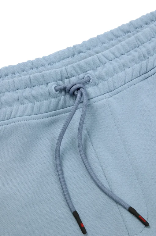 Herren Hugo Red HUGO x RB Shorts aus Baumwoll-Terry mit Carbon-Stealth-Logo