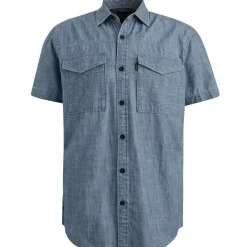 Herren PME Legend Indigo Chambray Mikkel Hemd