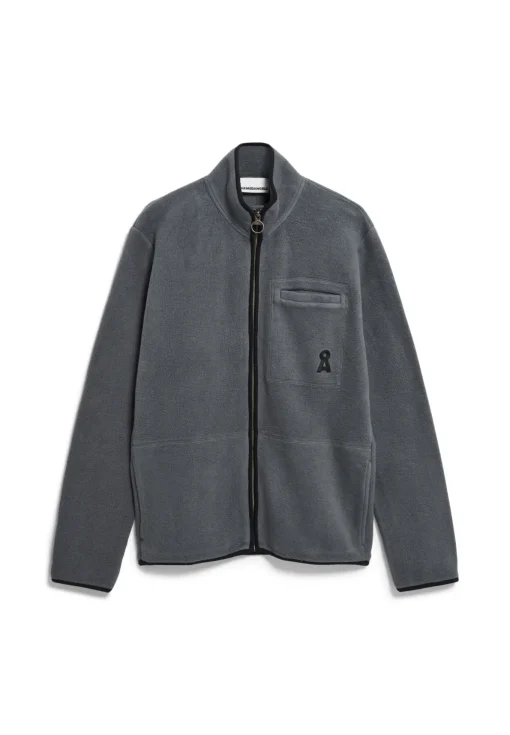 Herren armedangels Jacke aus Bio-Baumwolle AABLEO FLEECE JACKET