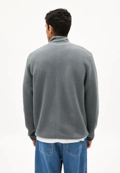 Herren armedangels Jacke aus Bio-Baumwolle AABLEO FLEECE JACKET
