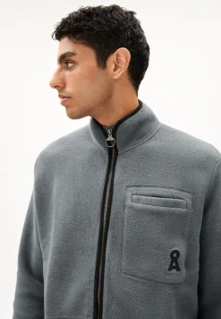 Herren armedangels Jacke aus Bio-Baumwolle AABLEO FLEECE JACKET
