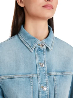 Damen Marc Cain Jacke in Used Denim Rethink Together