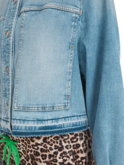 Damen Marc Cain Jacke in Used Denim Rethink Together