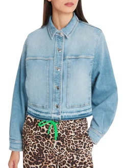 Damen Marc Cain Jacke in Used Denim Rethink Together