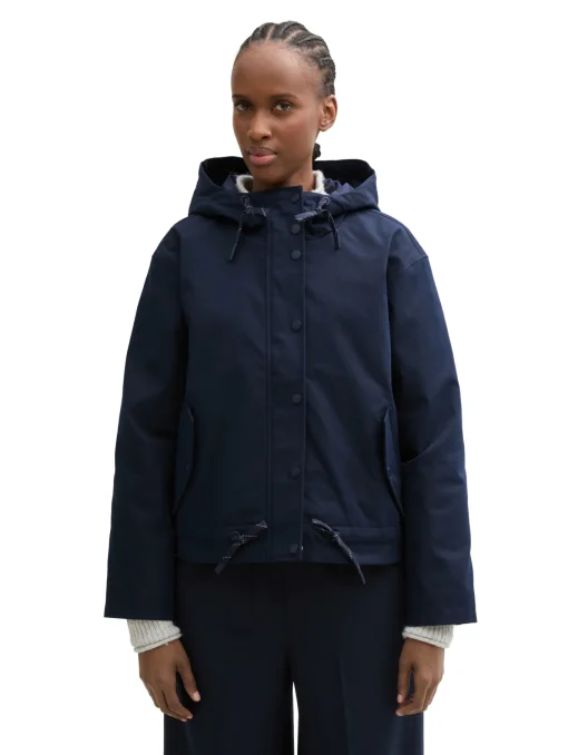 Damen Tom Tailor Denim Jacke mit Kapuze
