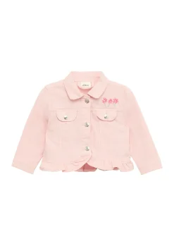 Kinder s.Oliver Jacke mit Knopfleiste und Rüschen