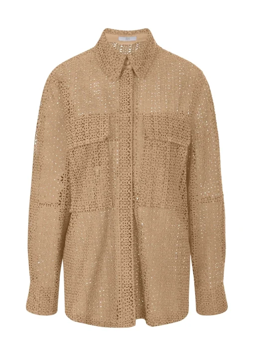 Damen Riani Jacke mit Lochmuster