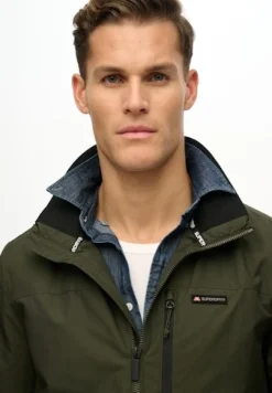 Herren Superdry Jacke mit Stehkragen