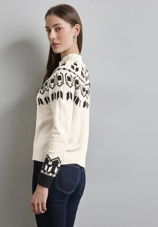 Damen Street One Jaquard Pullover