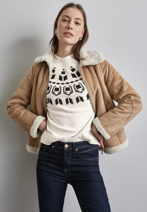 Damen Street One Jaquard Pullover