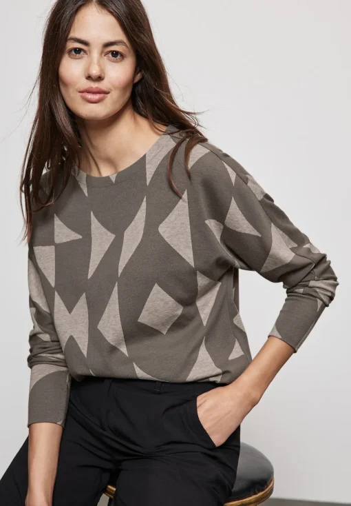 Damen Street One Jaquard-Shirt