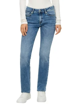 Damen QS Jeans Catie - Slim Fit - Mid Rise - Straight Leg