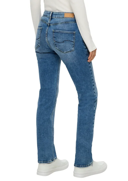 Damen QS Jeans Catie - Slim Fit - Mid Rise - Straight Leg