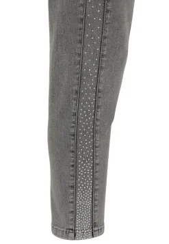 Damen Doris Streich Jeans Hose mit Strass-Steinchen