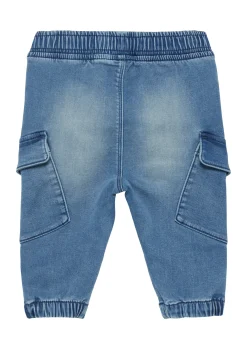 Kinder s.Oliver Jeans im Loose Fit mit Elastikbund und Cargo-Taschen