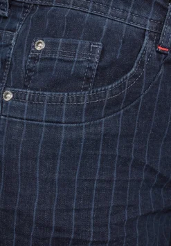 Damen Cecil Jeans im Nadelstreifen-Look