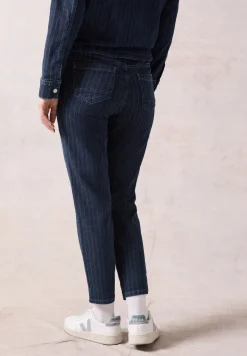 Damen Cecil Jeans im Nadelstreifen-Look