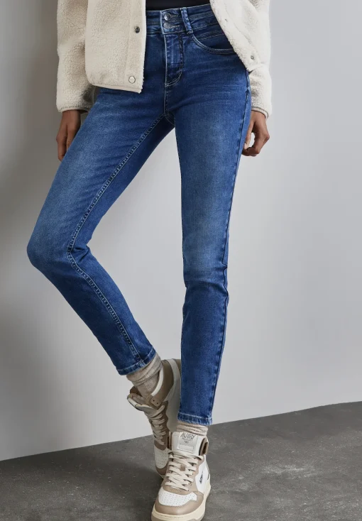 Damen Street One Jeans im Slim Fit