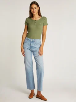 Damen Tommy Jeans Jeans LAYLA SLIM STRAIGHT