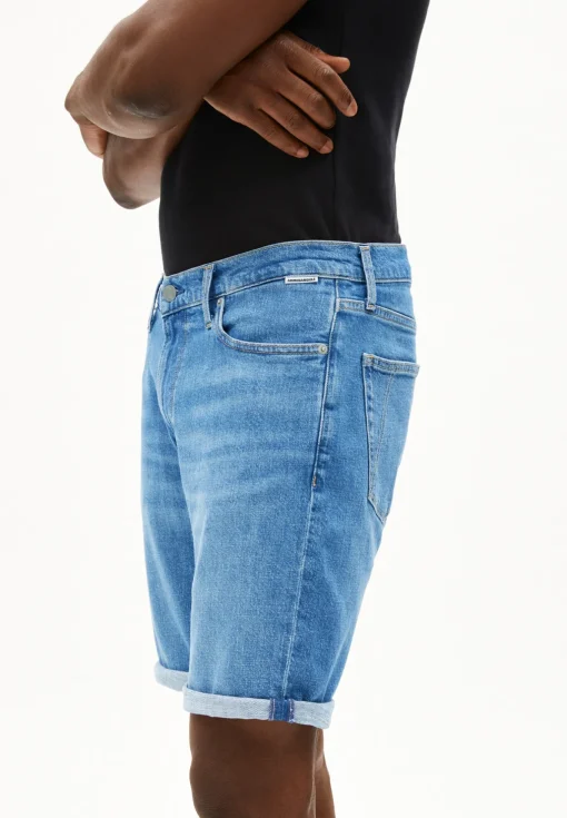 Herren armedangels Jeans Shorts aus Bio-Baumwoll-Hanf Mix