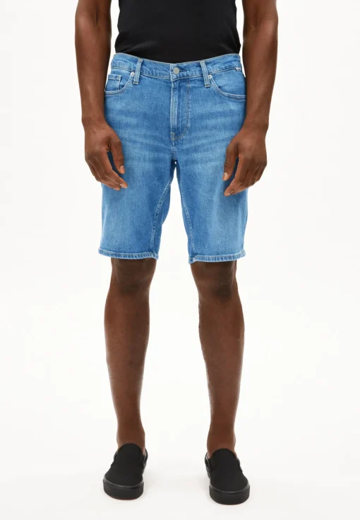 Herren armedangels Jeans Shorts aus Bio-Baumwoll-Hanf Mix