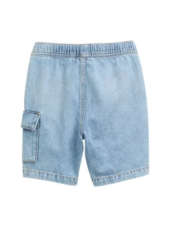 Kinder Tom Tailor Denim Jeans Shorts mit Kordelzug
