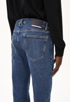 Herren armedangels Jeans Straight Leg Mid Waist Bio-Baumwoll Mix Comfort-Stretch DYLAANO