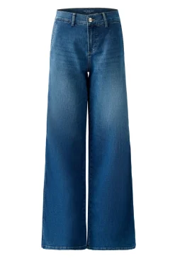 Damen Oui Jeans THE WIDE LEG mid waist, long