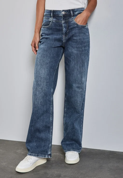Damen Street One Jeans Wide Leg
