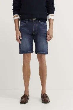 Herren Bugatti Jeans-Bermuda