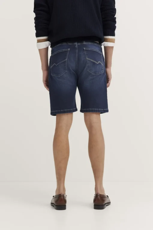 Herren Bugatti Jeans-Bermuda