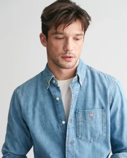 Herren Gant Jeanshemd