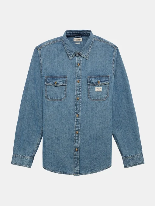 Herren GUESS JEANS Jeanshemd