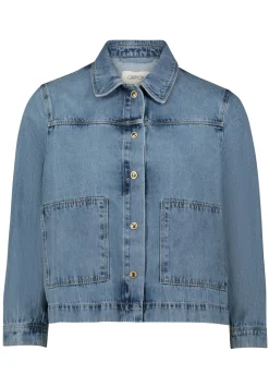 Damen Cartoon Jeansjacke