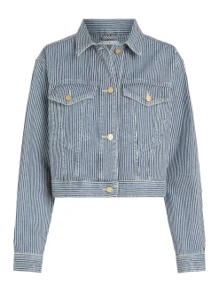 Damen Tommy Hilfiger Jeansjacke Cropped
