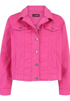 Damen Doris Streich Jeansjacke mit Umlegekragen