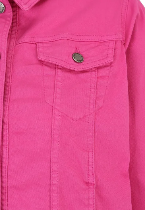 Damen Doris Streich Jeansjacke mit Umlegekragen