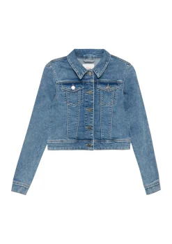 Kinder s.Oliver Jeansjacke mit Used-Effekt
