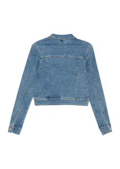 Kinder s.Oliver Jeansjacke mit Used-Effekt