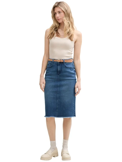Damen Tom Tailor Jeansrock